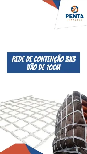 Rede 3x3 de Contenção de Cargas
