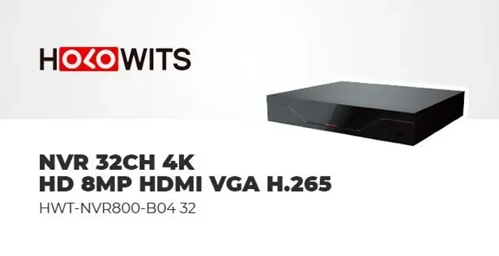 Nvr Holowits 32 Canais 4k Hd 8mp Hdmi Vga H.265 Hwt-nvr