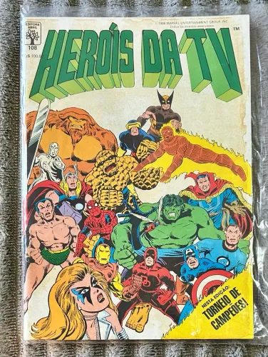 Gibi Revista Heróis da TV 1988 em Ótimo Estado