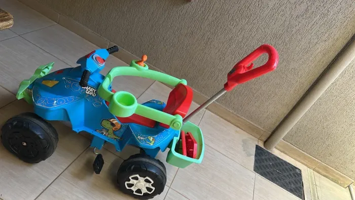 Quadriciclo Smart Quad Passeio E Pedal Azul Bandeirante