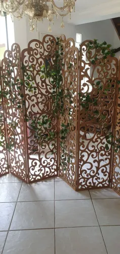 Biombo  em mdf9mm crú
