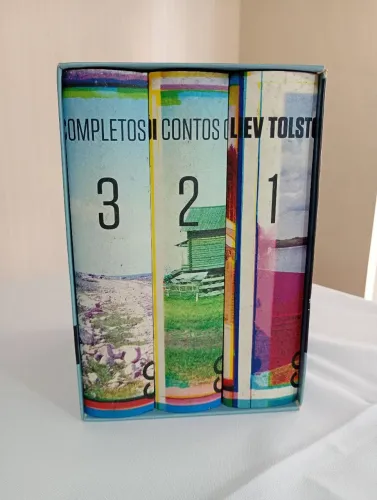Tolstoi Contos Completos box com 3 volumes, Ed cosac & naify para colecionadores