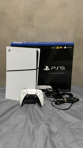 PlayStation 5 Slim Edição Digital 825 Gb Branco - Semi Novo