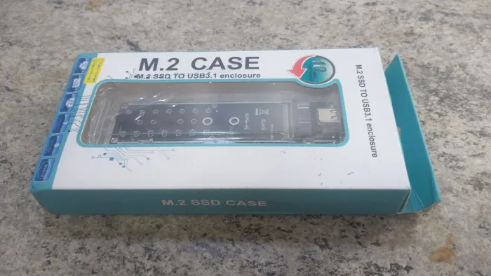 Case para SSD M2 NVME USB 3.1
