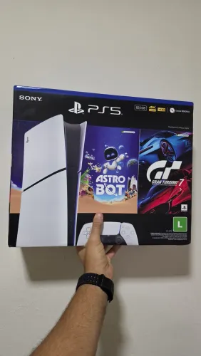 PLAYSTATION 5 DIGITAL - ACOMPANHA 2 JOGOS - LACRADO - GARANTIA - NOTA FISCAL