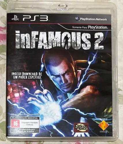 Infamous 2 - PS3 - usado só pra zerar o jogo
