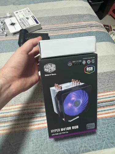 Cooler para Processador Cooler Master Hyper H410R RGB - AM4 / Intel - Na Caixa