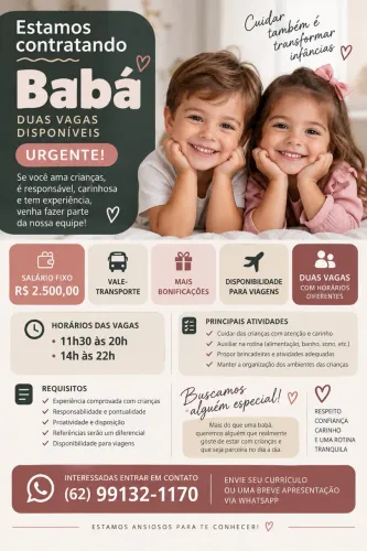 Vaga de Babá 