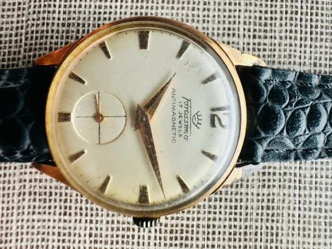 RELOGIO VINTAGE FORTÍSSIMO- SWISS MADE