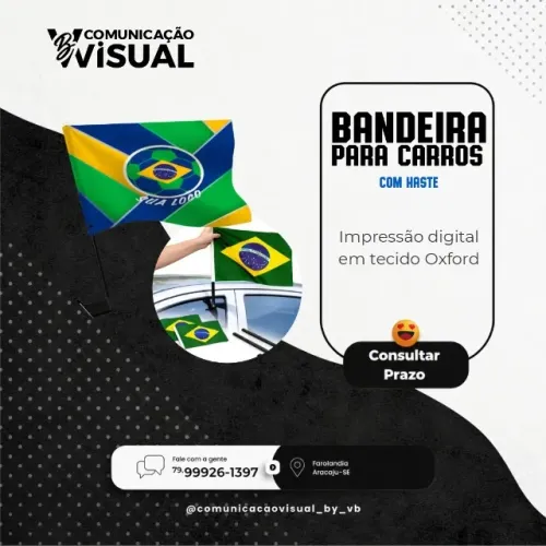 Bandeira para Carro 