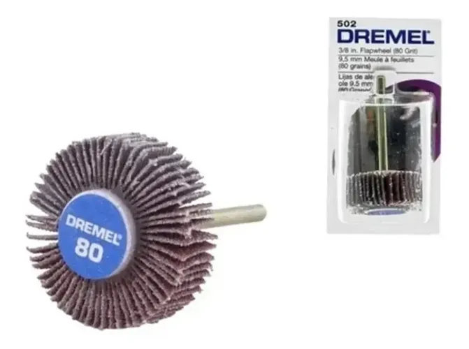 DISCO DE LIXA DREMEL GRAO 80 3/8POL 502