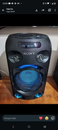 Caixa portátil Sony CD funcionando perfeitamente