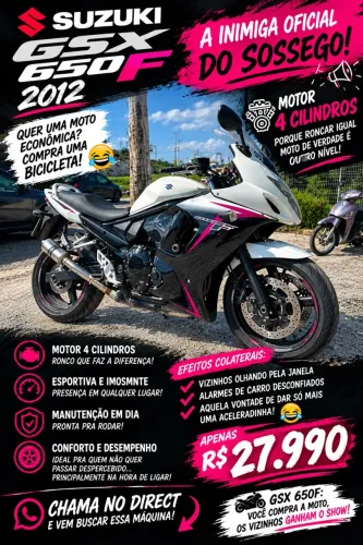 Suzuki GSX 650f 2012