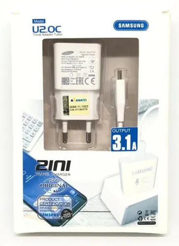 Carregador Samsung Carga Rápida Fast Charge 15W Carga Rápida Novo na Caixa