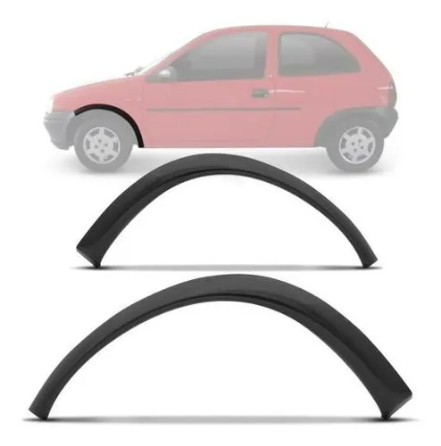 Moldura Paralama acabamento alargador Friso Dianteiro Corsa Hatch Sedan Pick Wind Classic