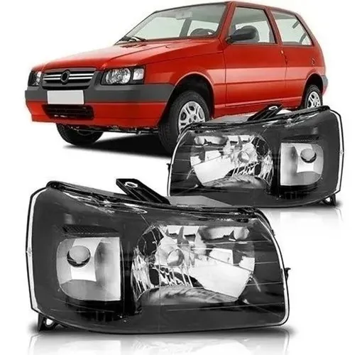 Farol uno fire 2005 2006 07 08 09 10 11 2012 2013 mascara negra