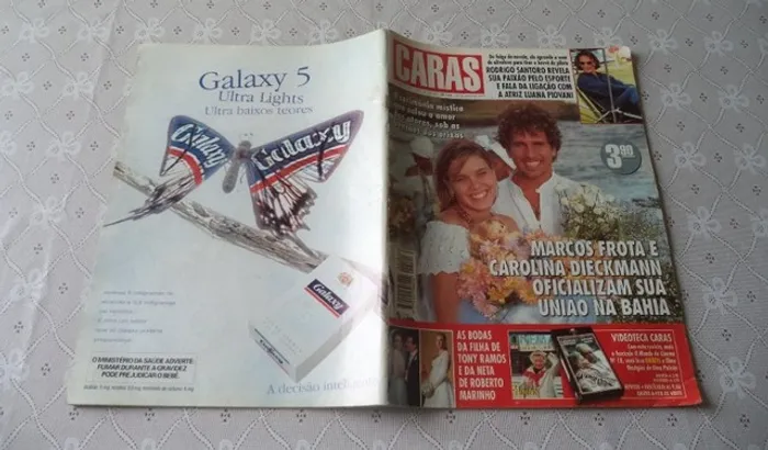 Revista Caras 16 Maio 1997. Capa Marcos Frota E Carolina Dieckmann.  Para Colecionadores.