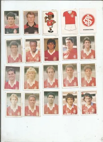 figurinhas times internaciona 1988