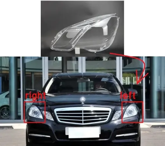 Lente Farol Esquerdo Mercedes Benz E250 E350 2010 2011 2012 e 2013