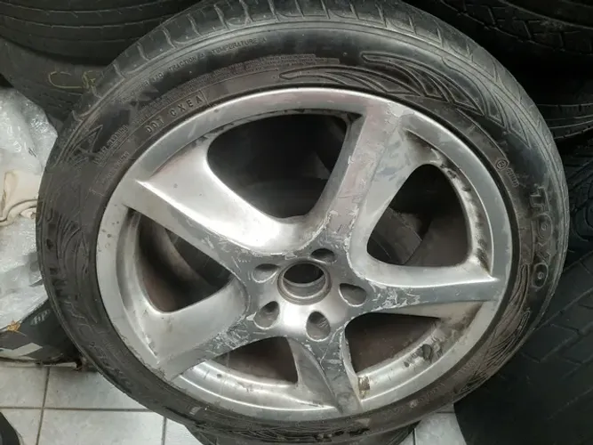 Roda aro 20 Porsche Cayenne Prata original avulsa 5x130 