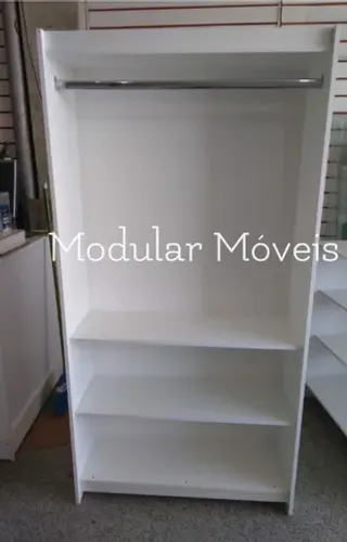 Cabideiro com 2 prateleiras Inferior 100% MDF