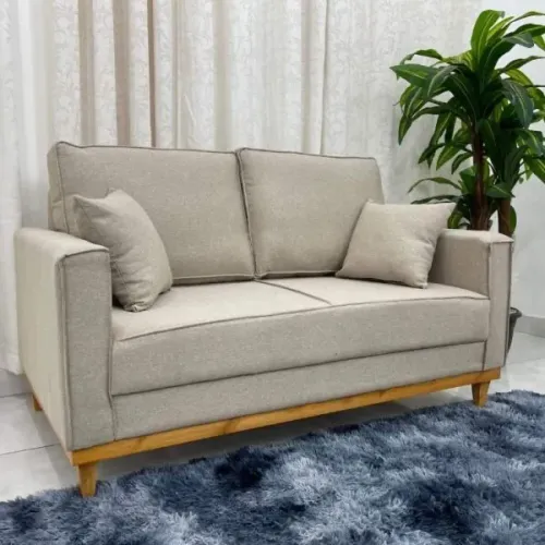 Sofá 2 lugares Smart1.40m Linho l76