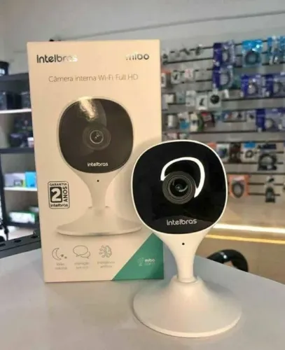 camera mibo intelbras area interna.