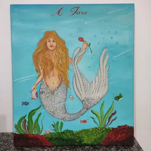 Quadro sereia Iara