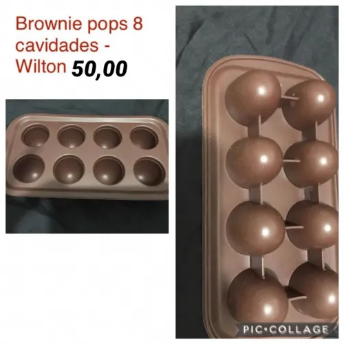 Forma silicone marca Wilton para brownie cakepops