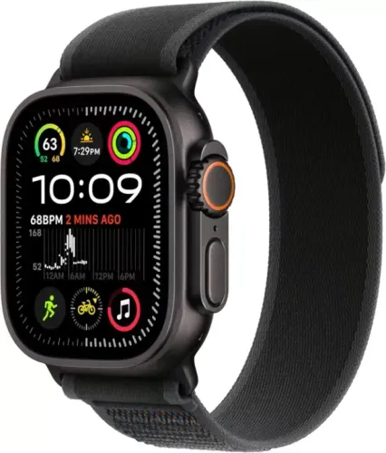 Apple Watch Ultra 2 Gps + Cellular Preto Titânio 49mm - 2025