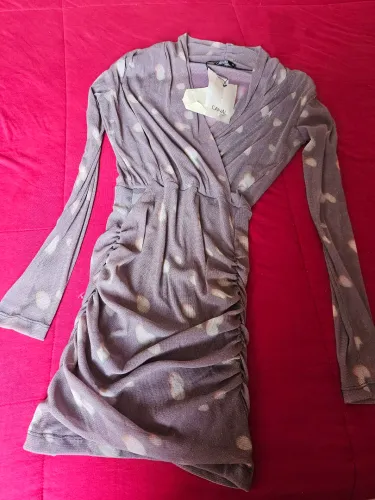 Vestido Canal manga longa