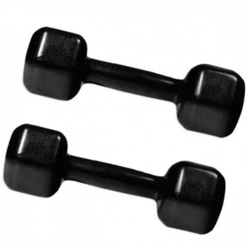 Halter Sextavado Emborrachado Par de 01 kg a 10 kg + Suporte