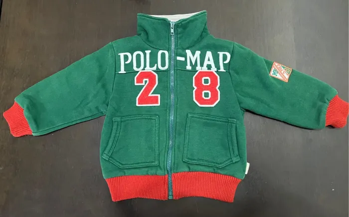 Casaco de frio infantil - Verde - tamanho 2 anos