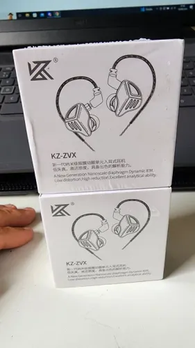 Fone de Ouvido KZ-ZVX Novo