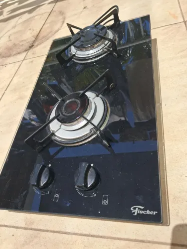Cooktop a Gás Fischer 2 Bocas - Preto