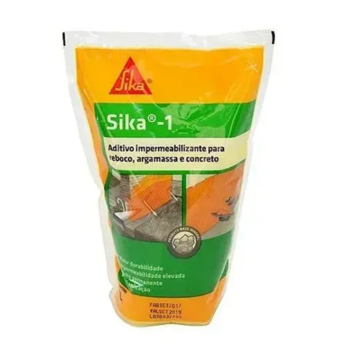 Sika-1 Aditivo Impermeabilizante Para Reboco, Argamassa e Concreto