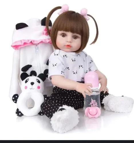 LBoneca Bebê Panda - Perfeita para Brincar!