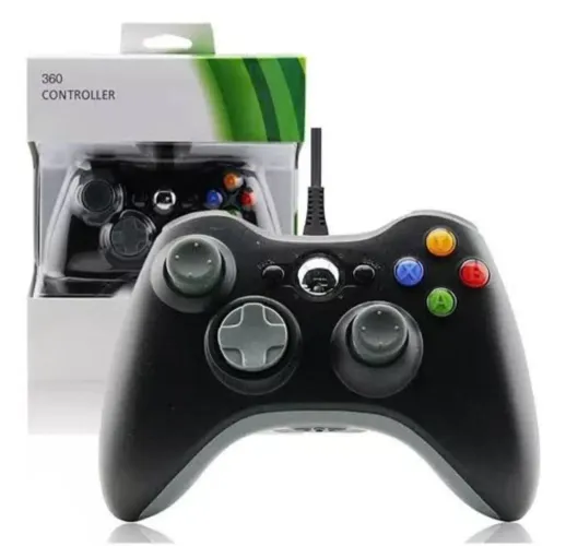 Controle Xbox 360/pc - com fio Novo