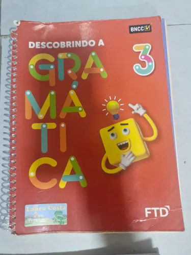 Livro Descobrindo a Gramática 3º ano