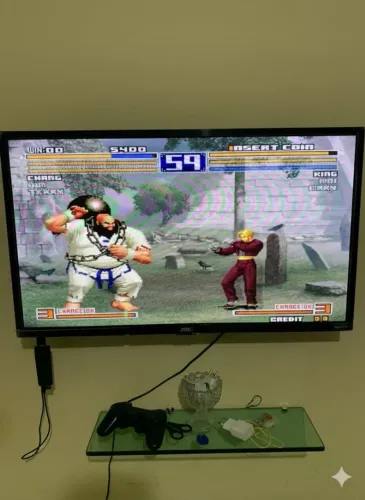Videogame Retrô 4K ? 10.000 Jogos ? 2 Controles ? Plug & Play HDMI