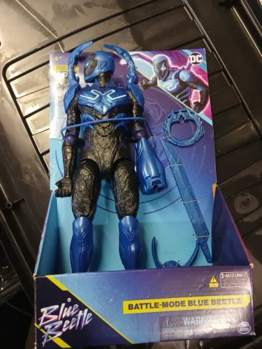 Besouro azul eletrônico completo 30cm DC