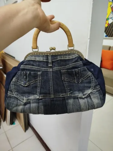 Bolsa Artesanal Jeans