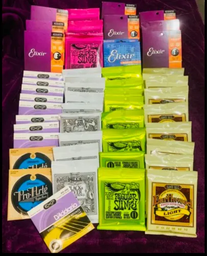 Cordas Violão e Guitarra Aço nylon Elixir (Novo) Pronta entrega