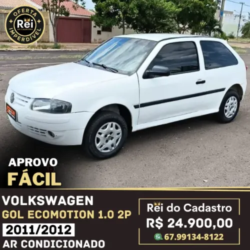 Gol Ecomotion 1.0 2p 2011/2012 - Ar Condicionado - R$ 24.900,00 - Ent. 3.000,00 + 48x 