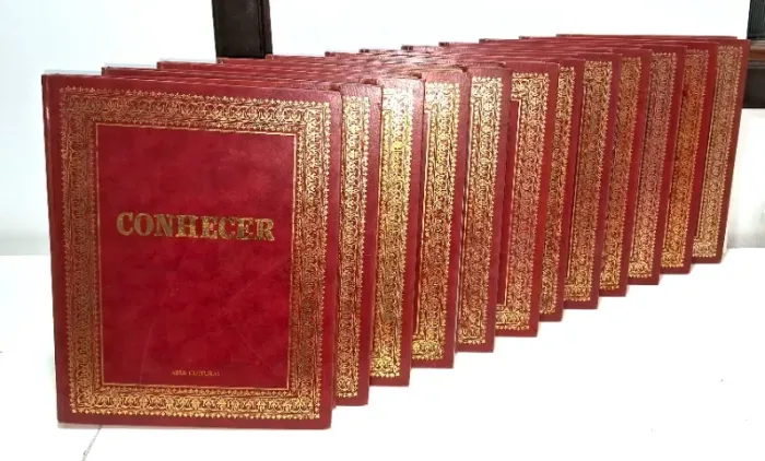 Enciclopedia Ilustrada Conhecer 12 vol+3 vol.Dicionario