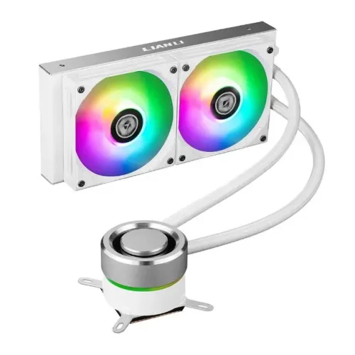  Water Cooler Lian Li, Galahad, RGB, 240mm, Branco - GA-240A WHITE - WZetta