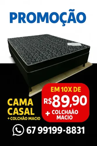 Melhor preço é aqui cama casal nova garantia 