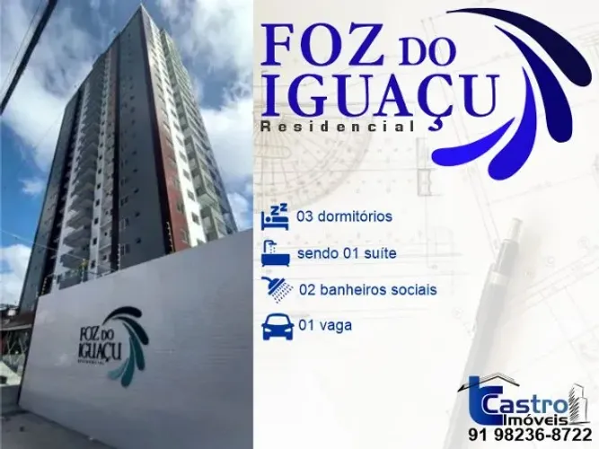 Foz do Iguaçu Residencial. 3/4. 1 ou 2 Vagas. J200