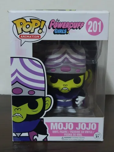 Funko Pop Mojo Jojo 201 The Powerpuff Girls Macaco Louco As Meninas Superpoderosas