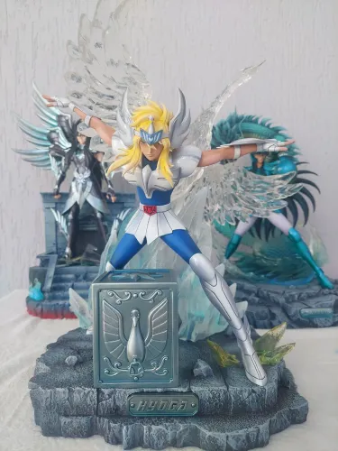 Estátua hyoga de cisne foc studio 1/6 saint seiya 